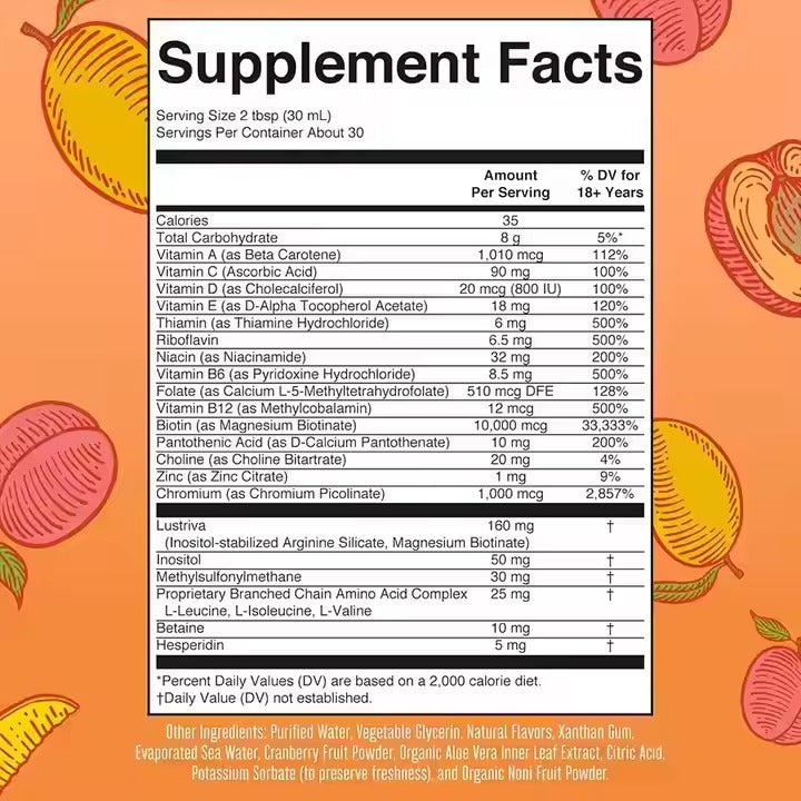 HairVital® | MULTIVITAMÍNICO CON BIOTINA ★ Ayuda al crecimiento del cabello y reducción de arrugas