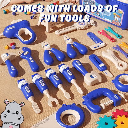 HippoBABY® Herramientas de Juguete Didácticas Para Niños X92pcs