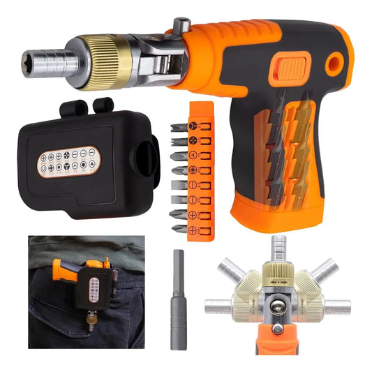 FixPoint™ Destornillador de Trinquete 16 en 1