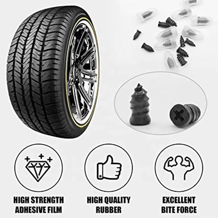 QuickPlug™ Clavos de Goma Para Reparar Neumáticos X20