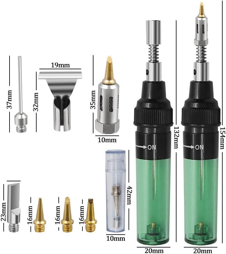 FireMaster® Mini Soldador & Soplete Inalámbrico 4 en 1