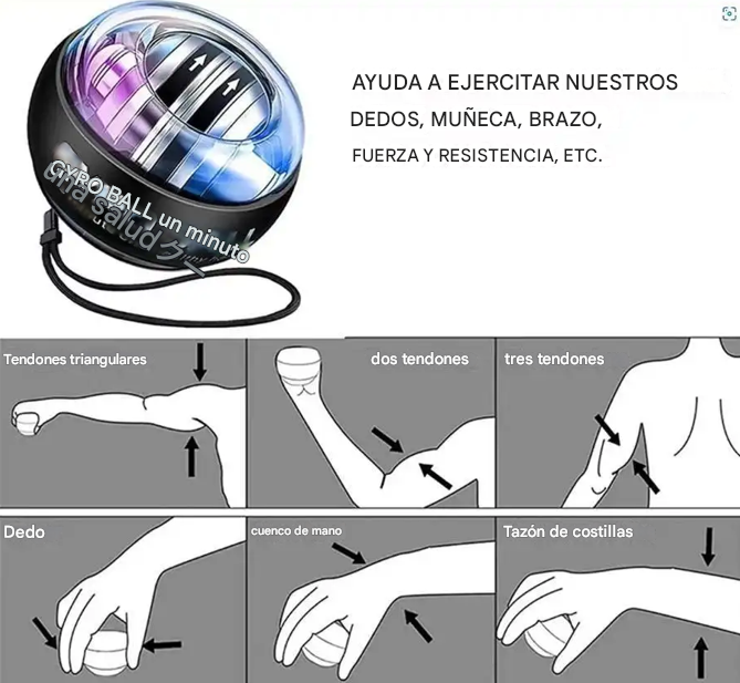 PowerBall™ TERAPIA GIROSCÓPICA PARA LAS MANOS